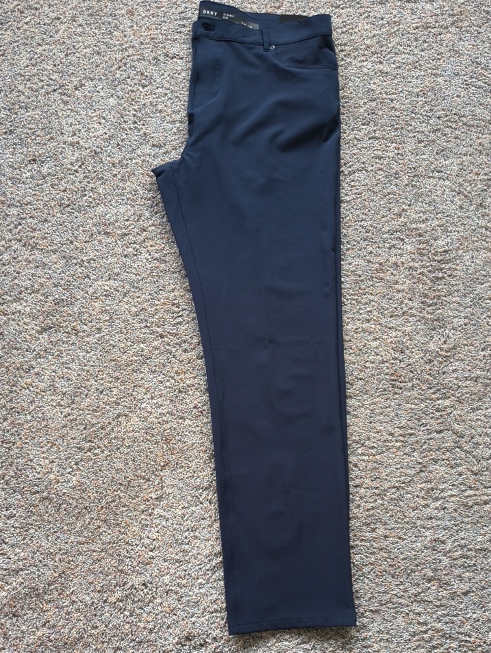 Men's DKNY  Slim Stretch Pants SIZE 40 BLUE